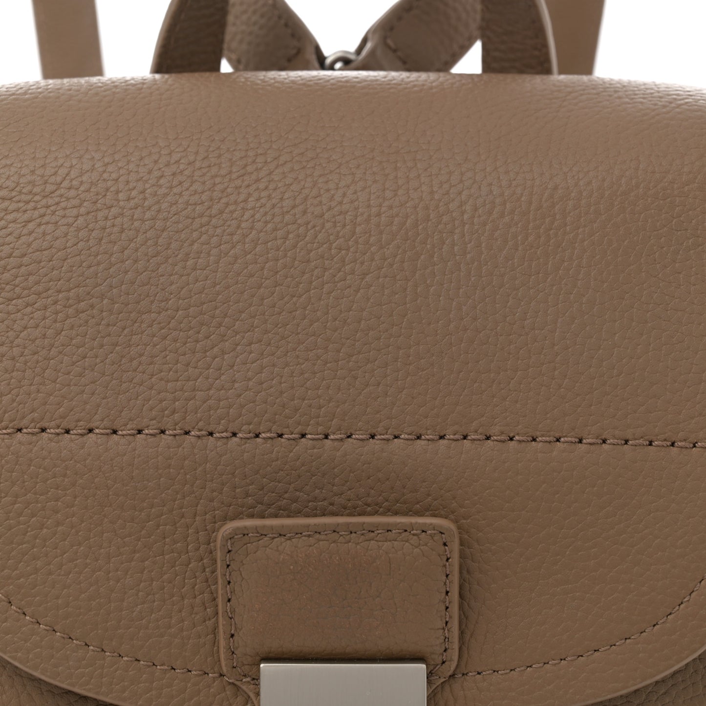 Pebbled Calfskin Pashli Backpack Mushroom