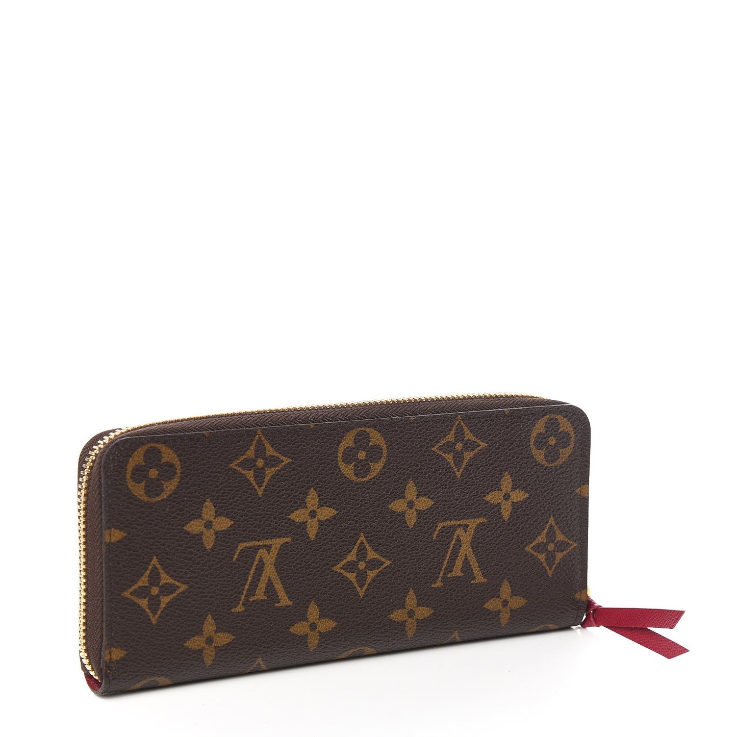 Monogram Clemence Wallet Fuchsia