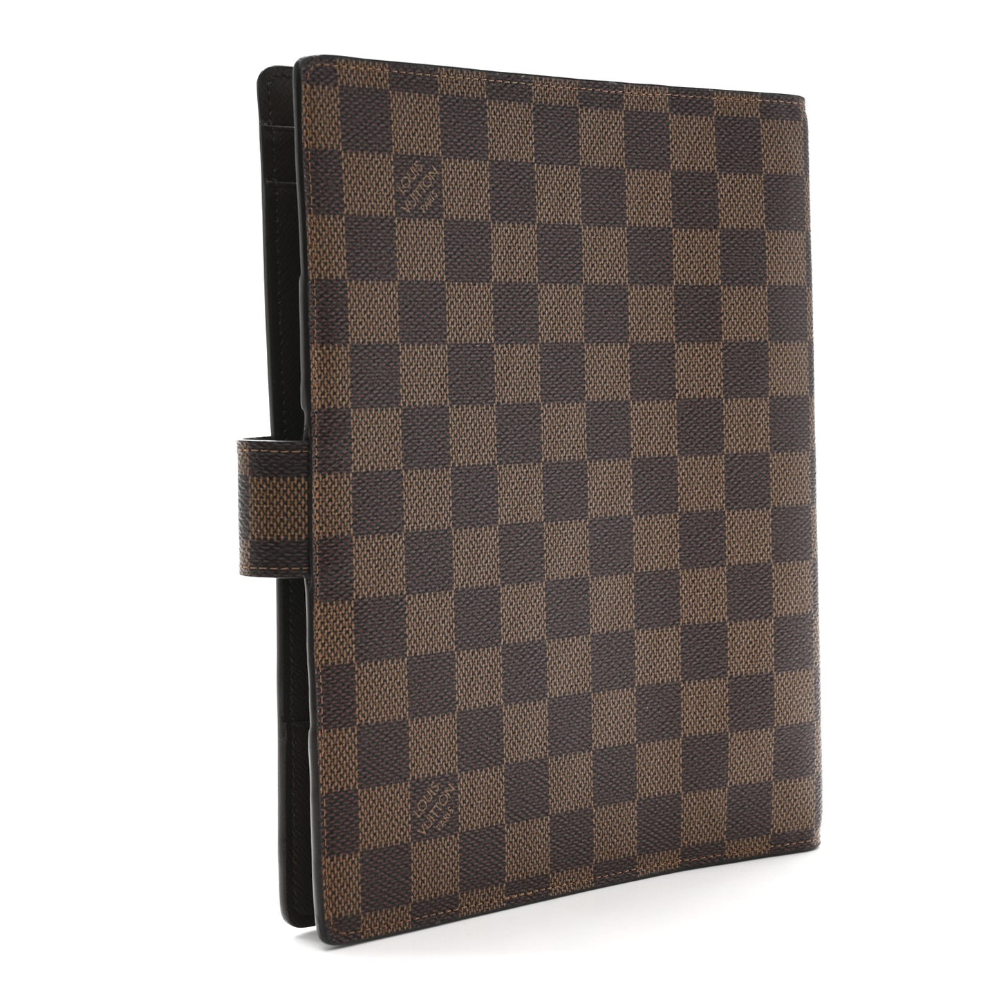 Damier Ebene Large Ring Agenda Cover