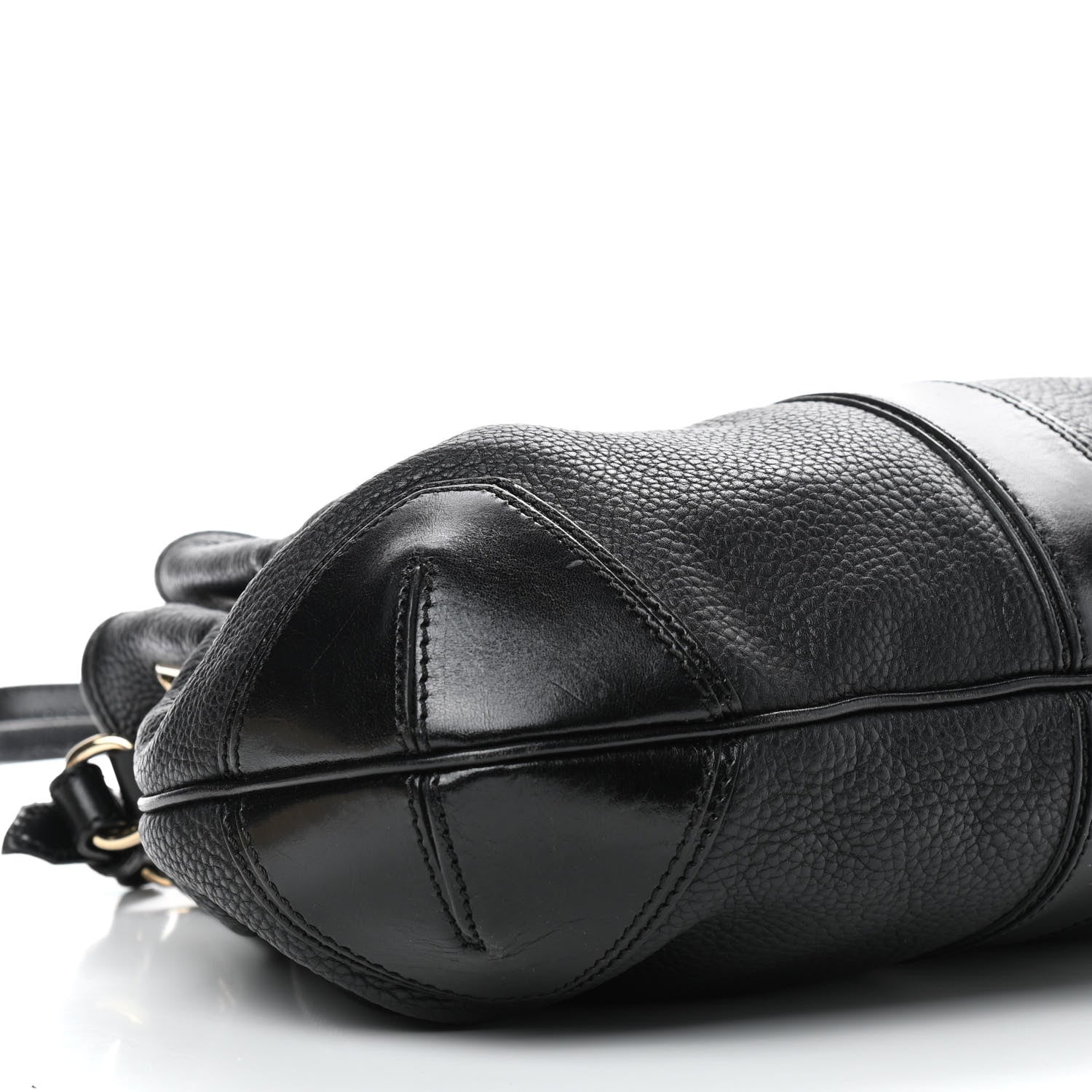 Burberry Grainy Calfskin Willenmore Hobo Black 6 of 9