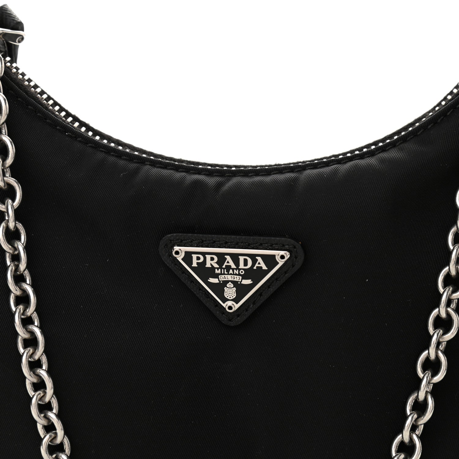 Prada Nylon Re-Edition 2005 Shoulder Bag Black 6 of 8