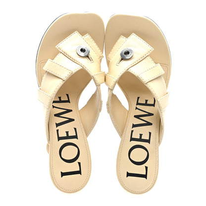Loewe Goatskin Toy Panta Sandals 36 Oat Milk 5 of 8