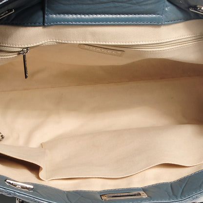 Chanel Aged Calfskin Reissue 2.55 Tote Blue 6 of 9