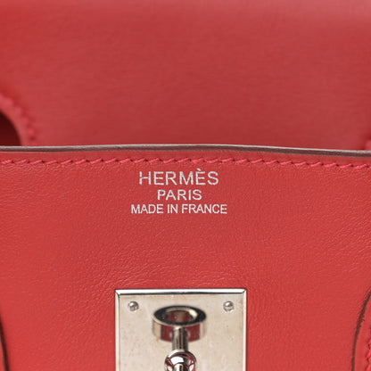 Hermes Swift Birkin 35 Rouge Casaque 6 of 15