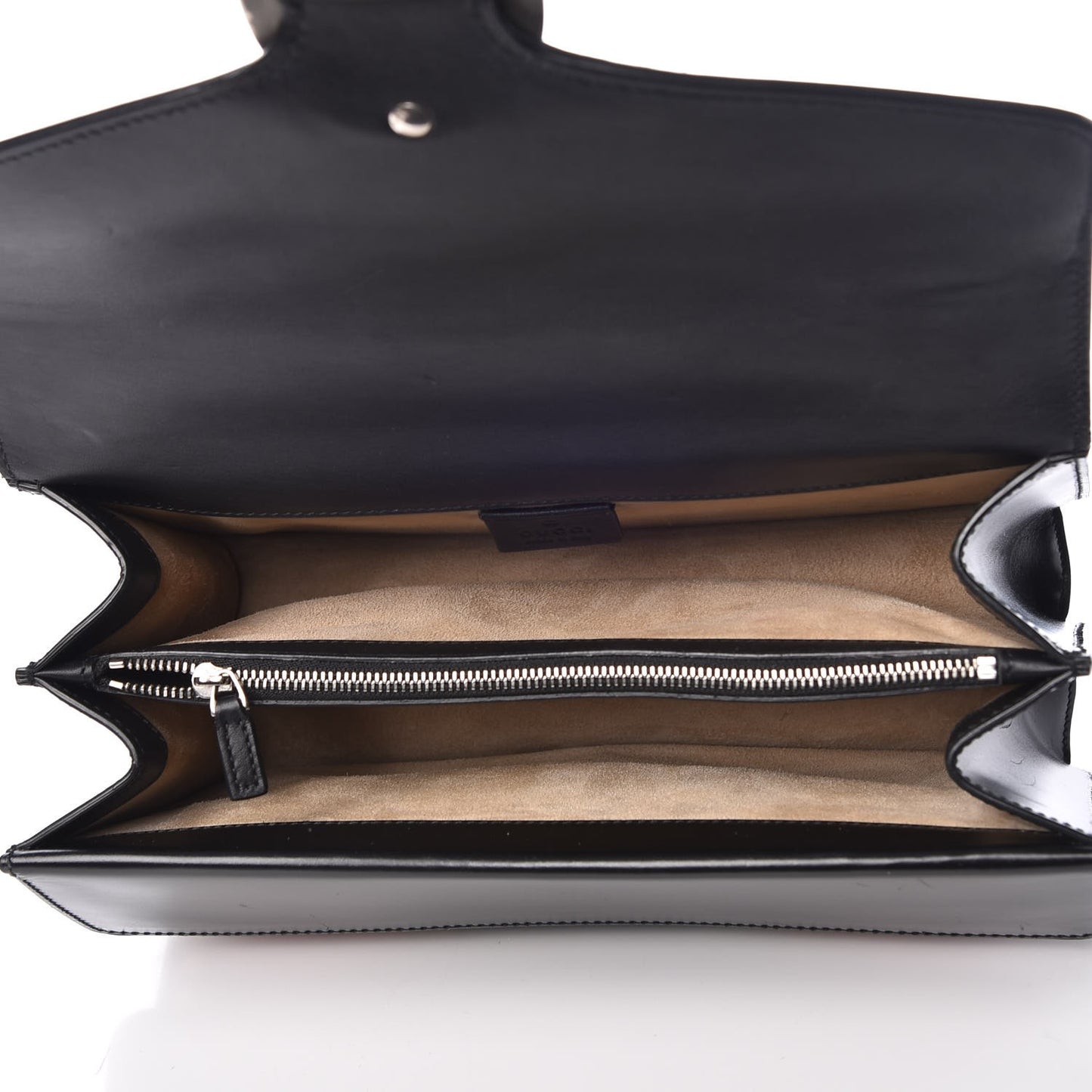 Calfskin Floral Embroidered Studded Small Dionysus Shoulder Bag Black