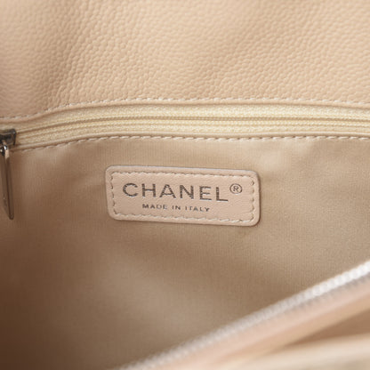 Chanel Caviar Quilted Grand Shopping Tote GST Beige Clair 7 of 9