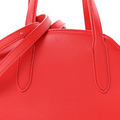 Loro Piana Smooth Calfskin Micro Sesia Fire Red 7 of 9