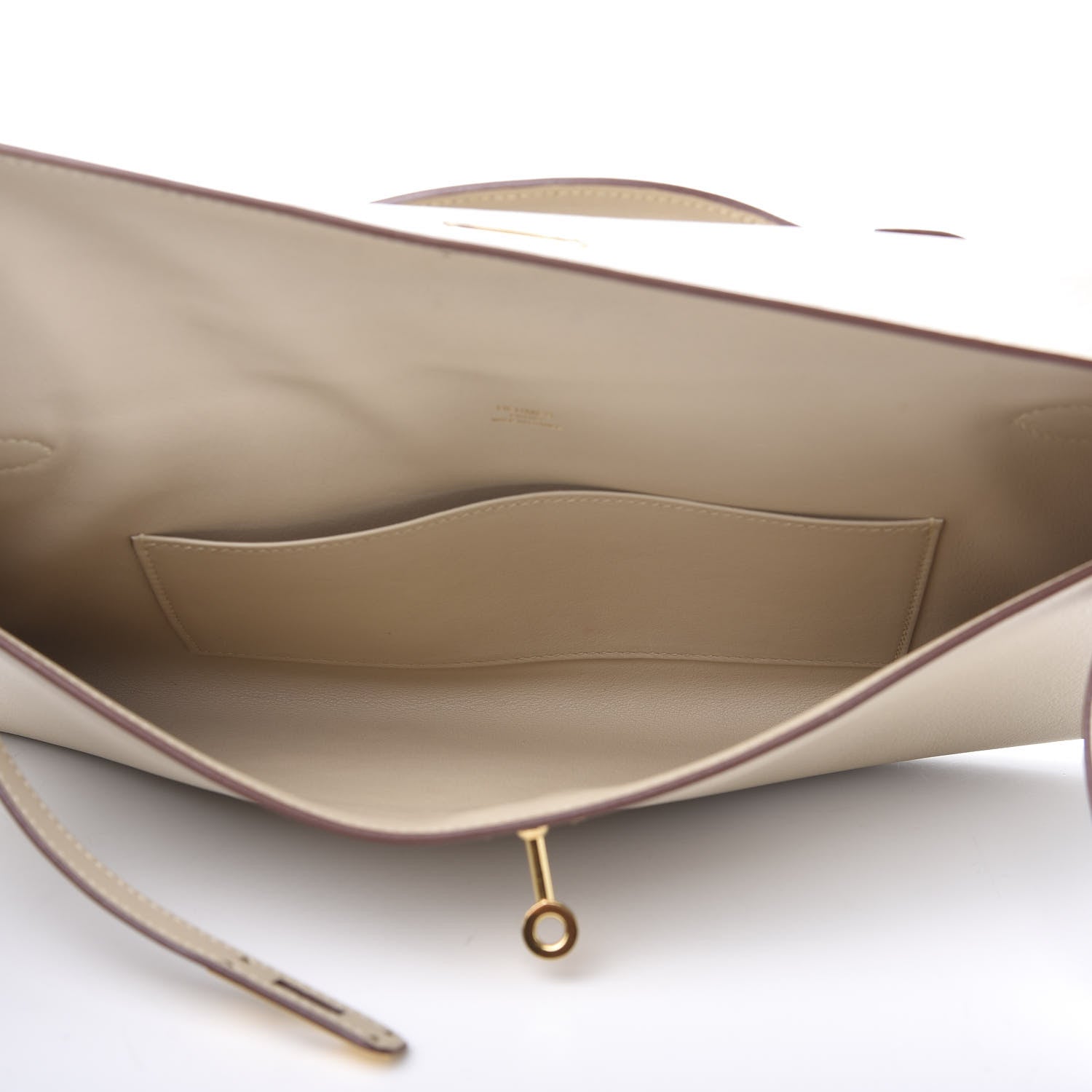 Hermes Swift Kelly Longue Clutch Pochette Parchemin 5 of 8