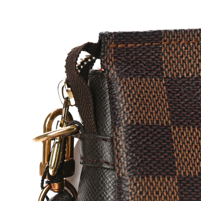 Louis Vuitton Damier Ebene Trousse Make Up Bag Pochette 13 of 15