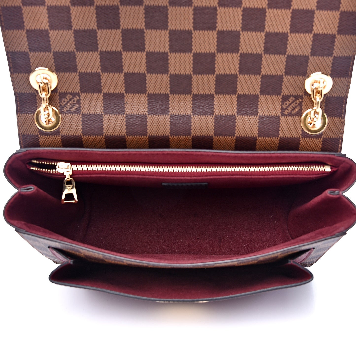 Damier Ebene Vavin PM Bordeaux