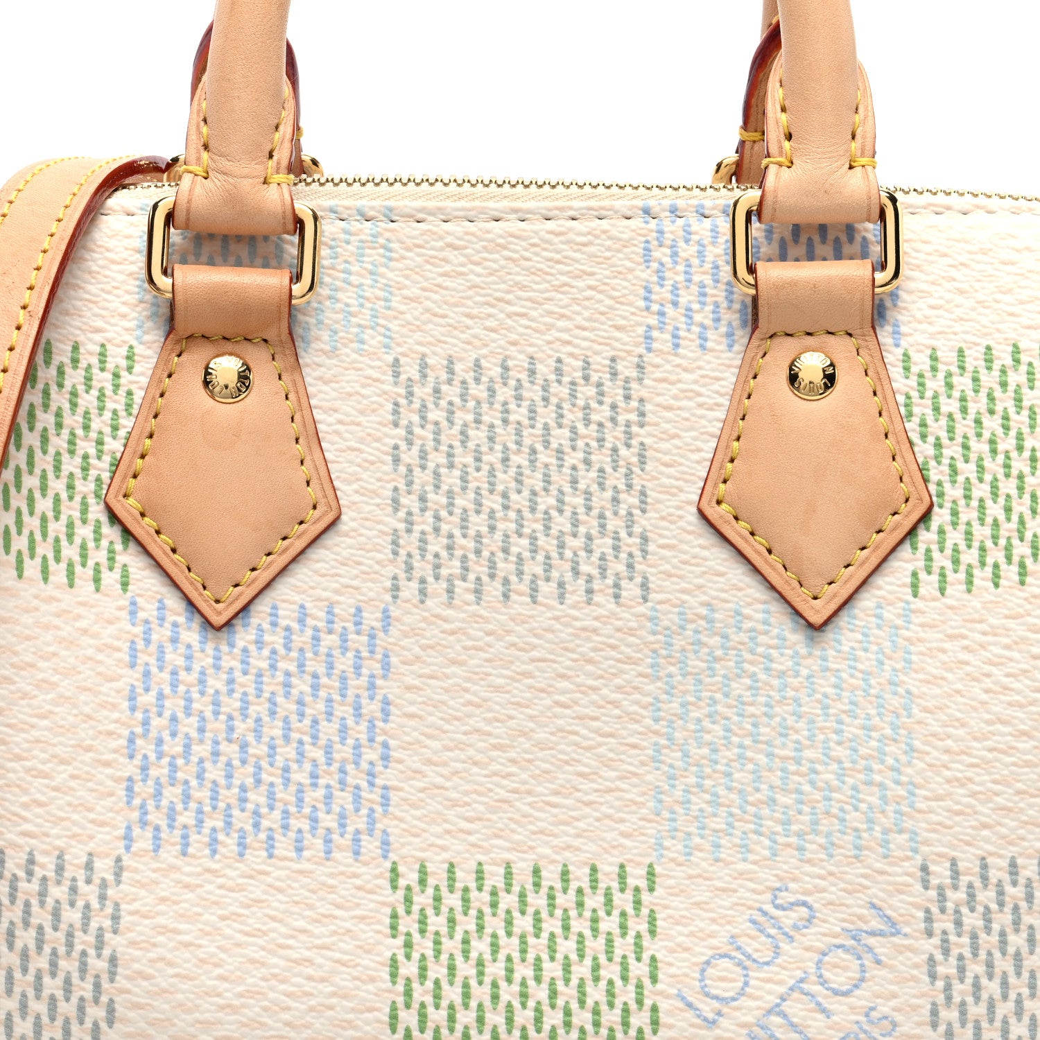 Louis Vuitton Damier Giant Speedy Bandouliere 20 Pistachio 7 of 12