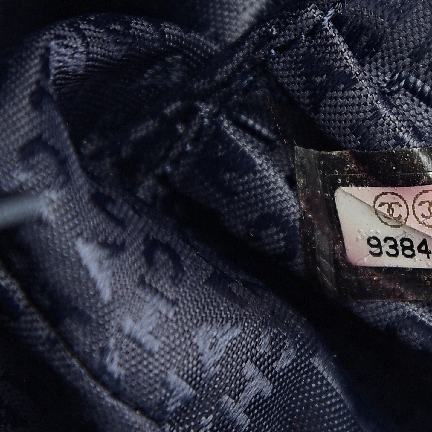 Caviar Square Stitched Satchel Navy