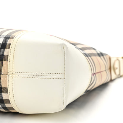 Burberry House Check Hobo White 9 of 12