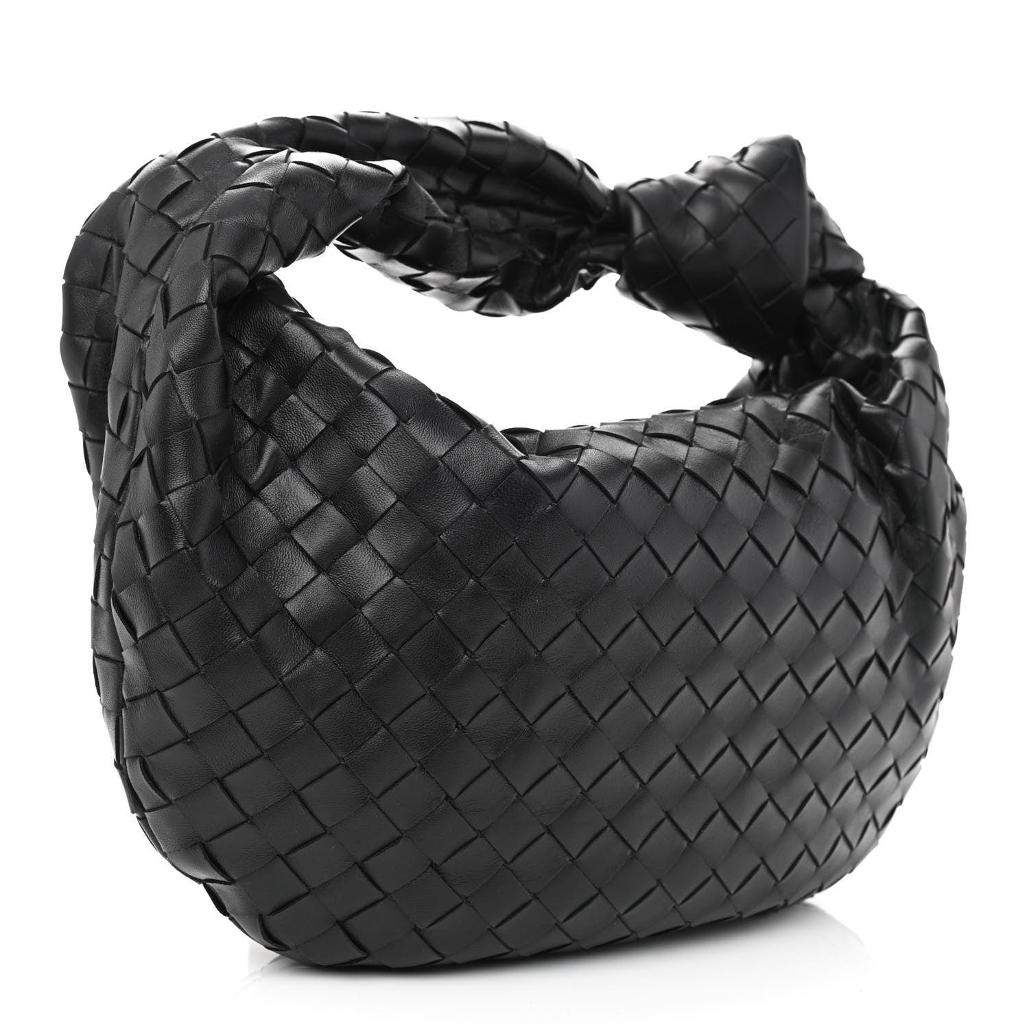 Bottega Veneta Nappa Intrecciato Teen Jodie Hobo Black 3 of 8