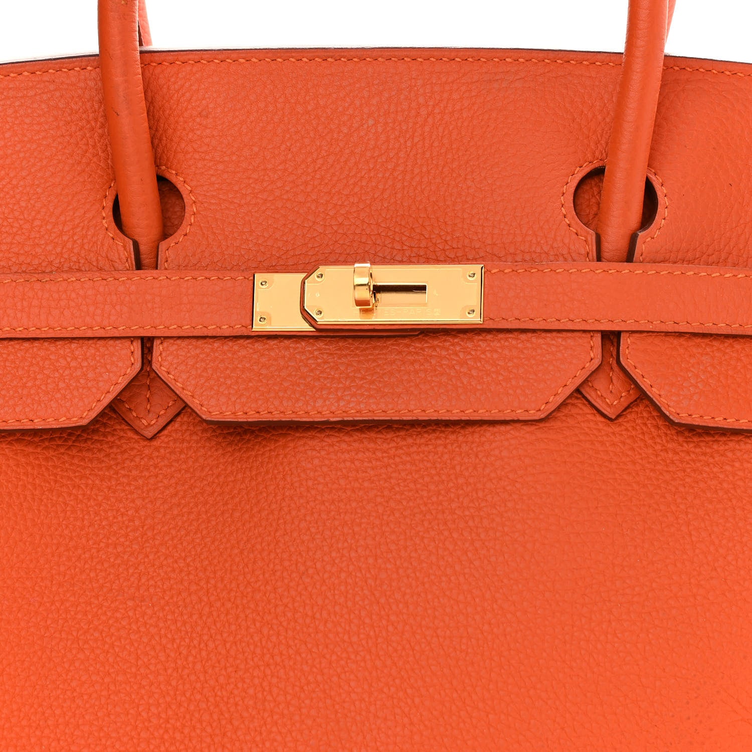 Hermes Togo Birkin 40 Feu 10 of 27