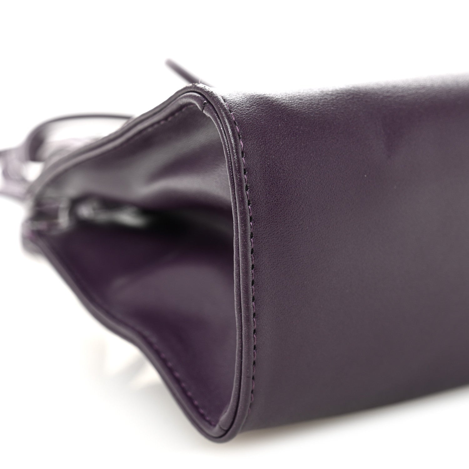 Telfar Vegan Leather Small Shopping Bag Eggplant 17 of 19