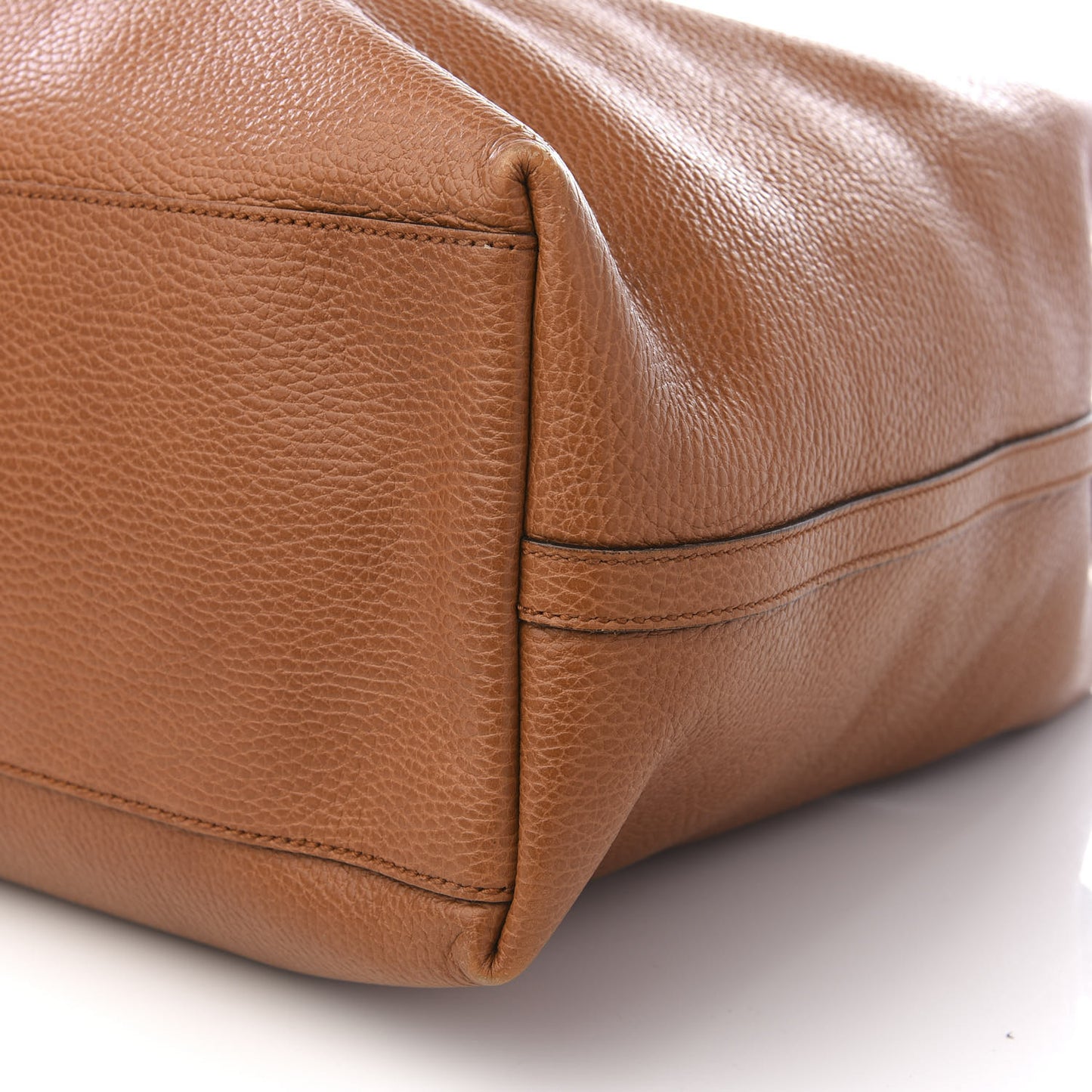 Calfskin Large Gifford Braided Handle Tote Saffron