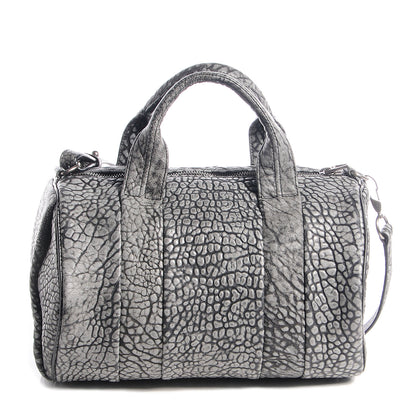 Alexander Wang Lambskin Rocco Dumbo Satchel Silver 1 of 8