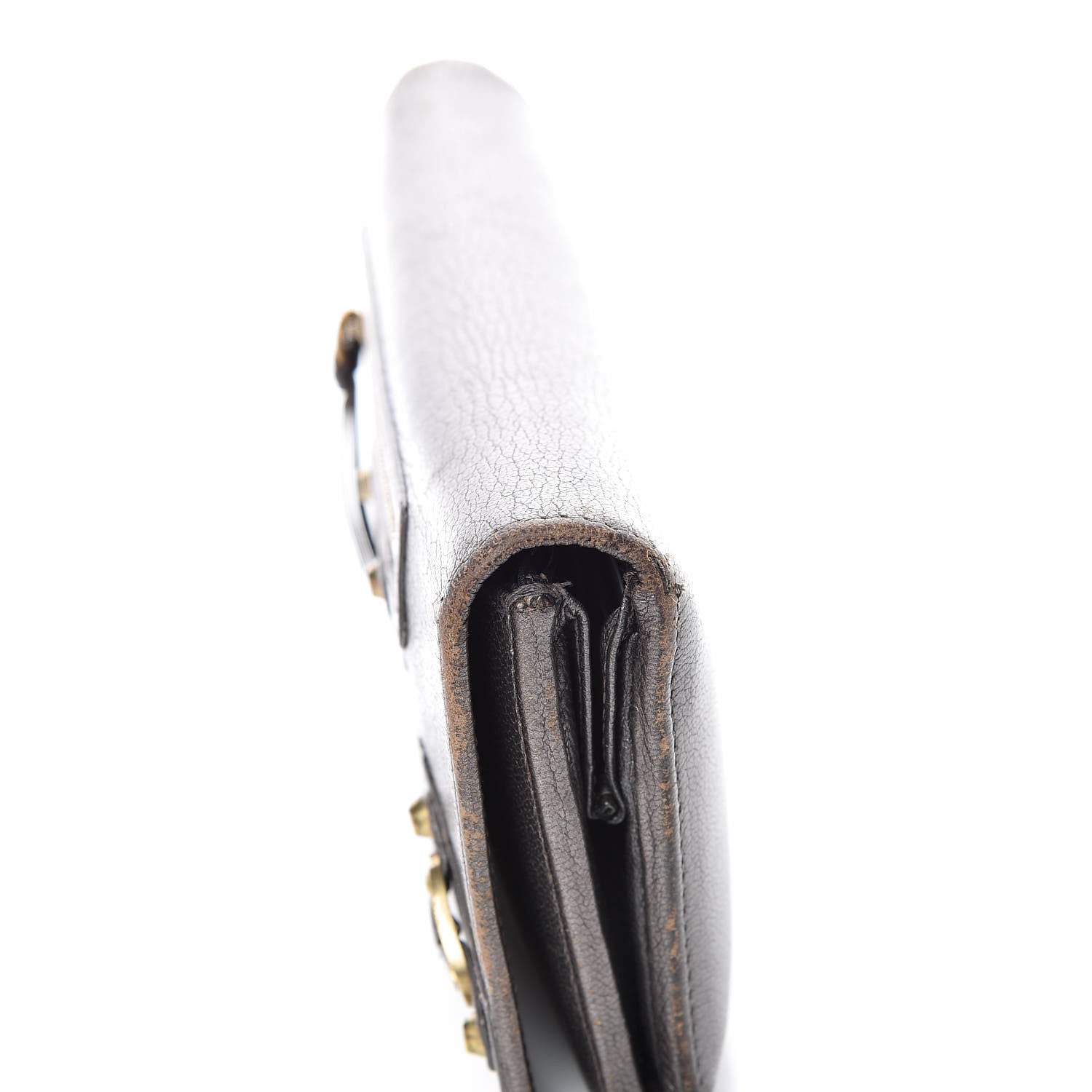 Balenciaga Agneau Classic Gold Hardware Money Wallet Bronze 15 of 24