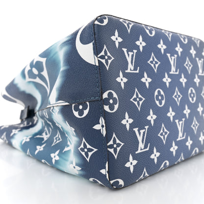 Louis Vuitton Monogram Escale Neonoe MM Blue 8 of 9