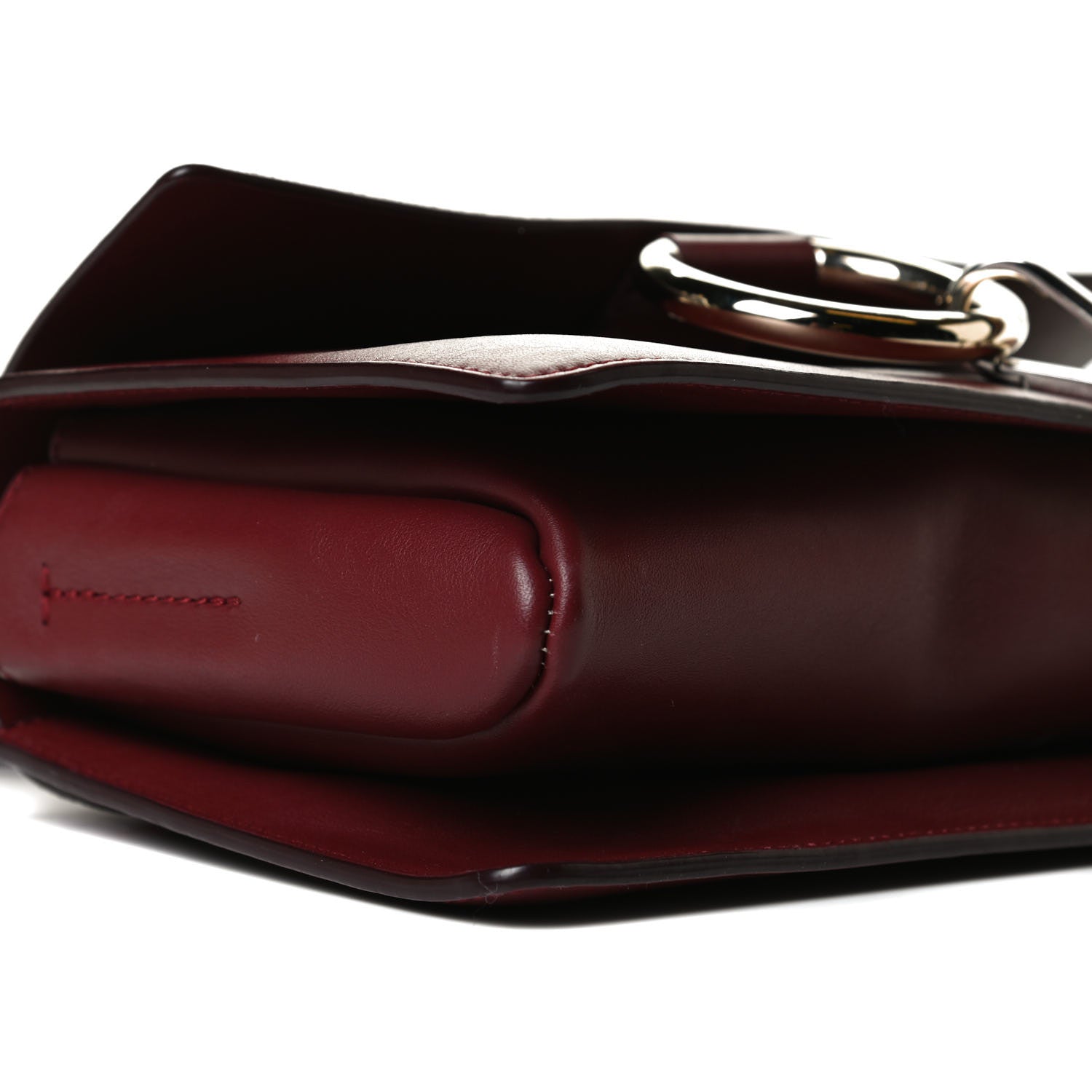 Chloe Suede Calfskin Small Faye Shoulder Bag Plum Purple 8 of 13