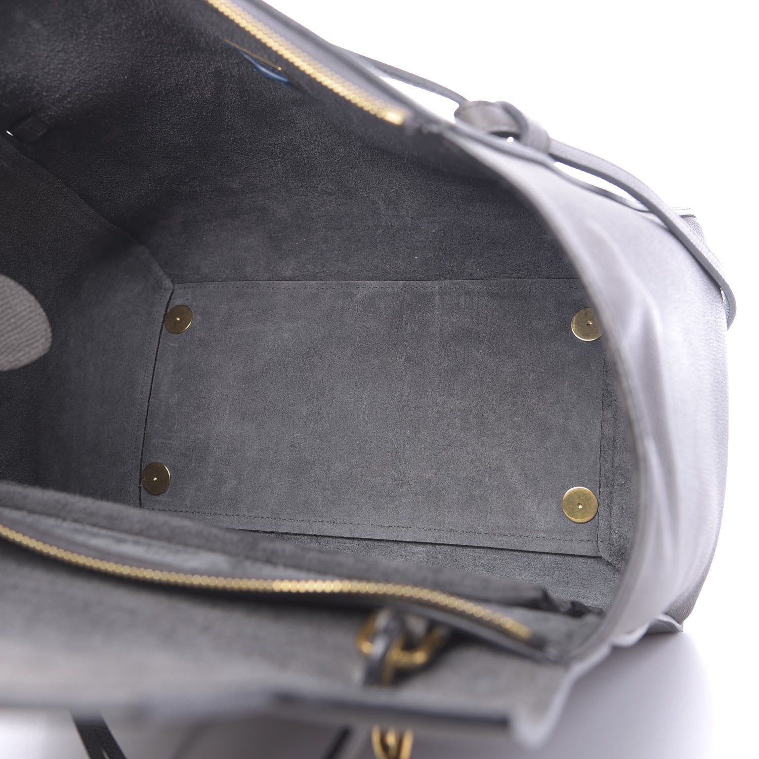 Celine Grained Calfskin Mini Belt Bag Grey 6 of 11