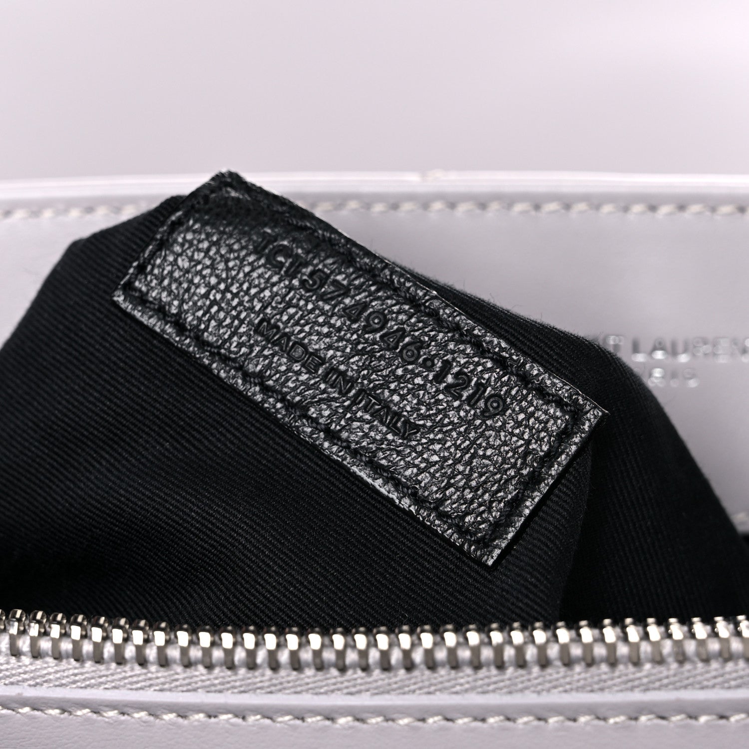 Saint Laurent Calfskin Y Quilted Monogram Medium Loulou Chain Satchel Granite 7 of 12