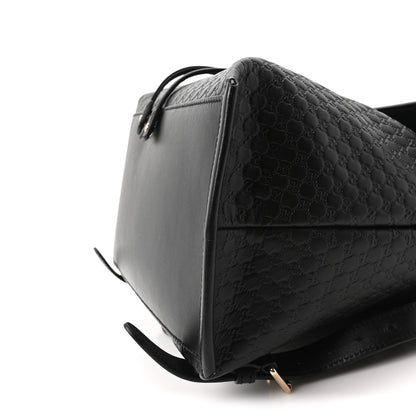 Gucci Microguccissima Drawstring Backpack Black 10 of 10