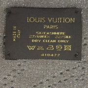 Louis Vuitton Cashmere Silk Perforated Monogram Echarpe 3 of 4
