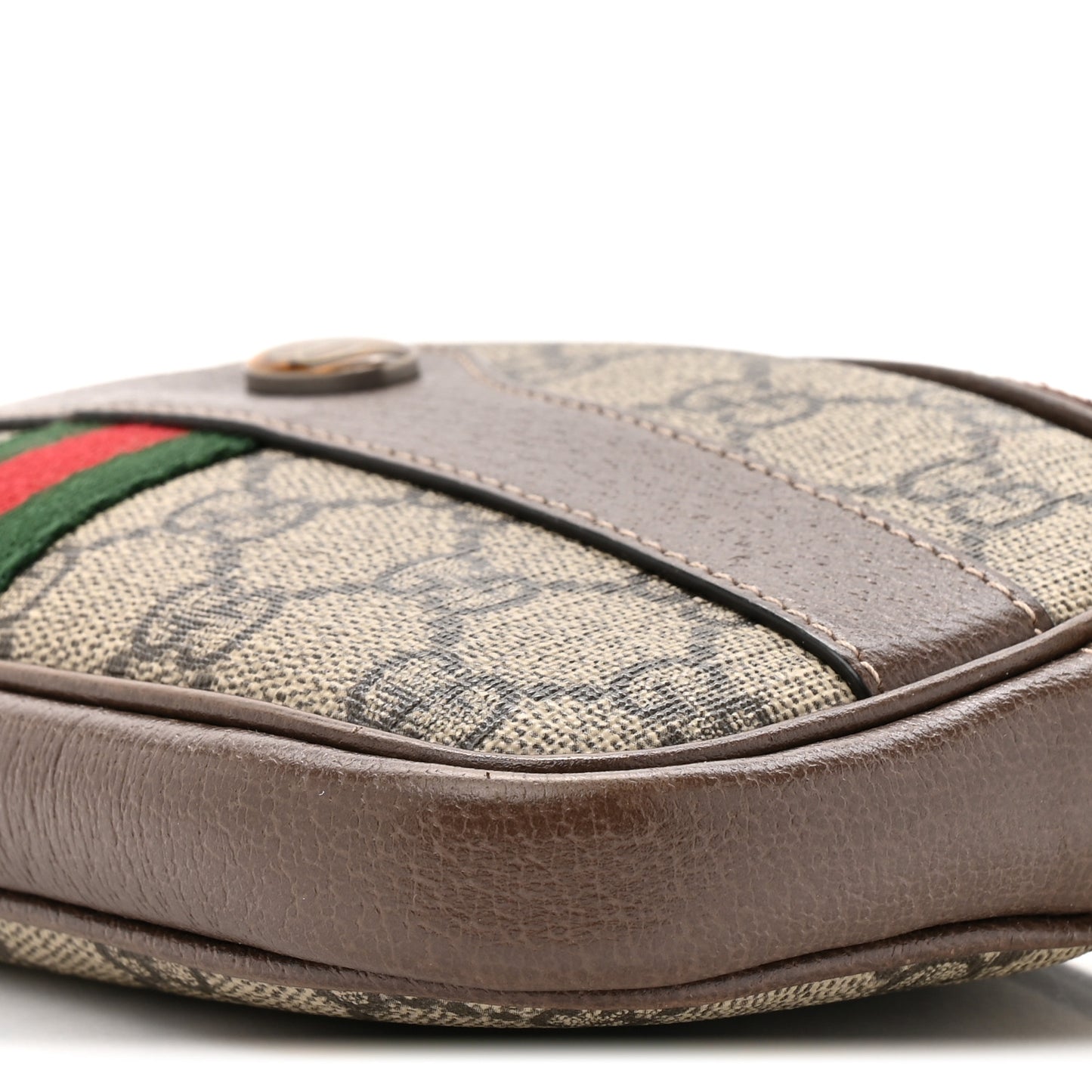 GG Supreme Monogram Web Mini Ophidia GG Bag Brown