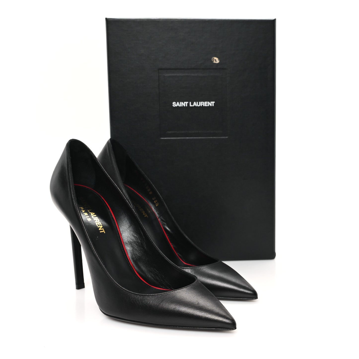 Calfskin Zoe 105 Pumps 38.5 Black
