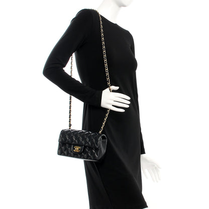 Chanel Caviar Quilted Mini Rectangular Flap Black 2 of 8
