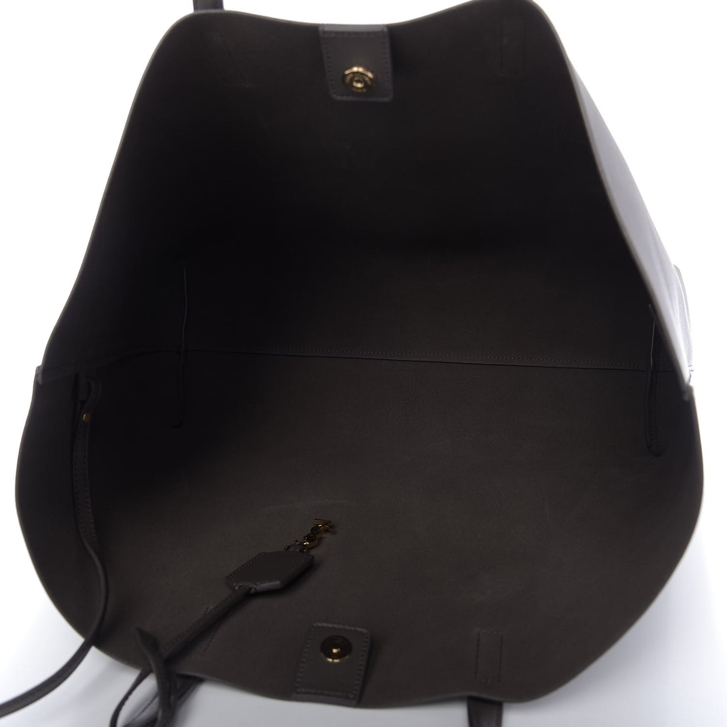 Calfskin Large Shopping Tote Pebble