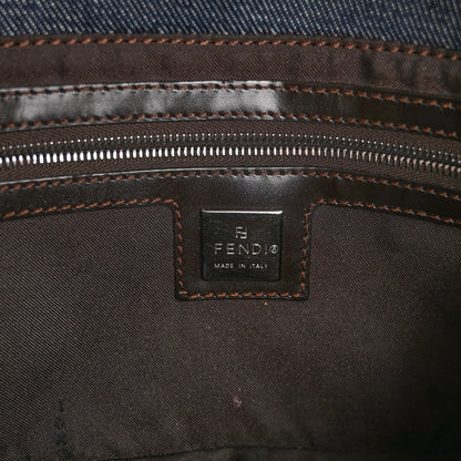Fendi Denim Baguette Blue 6 of 11