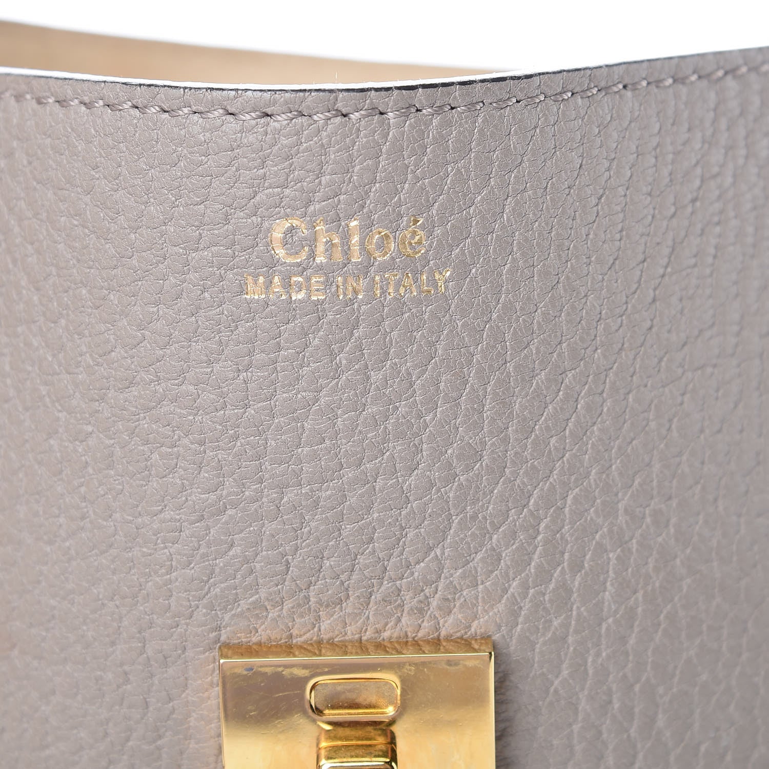 Chloe Grained Lambskin Mini Drew Shoulder Bag Motty Grey 6 of 11