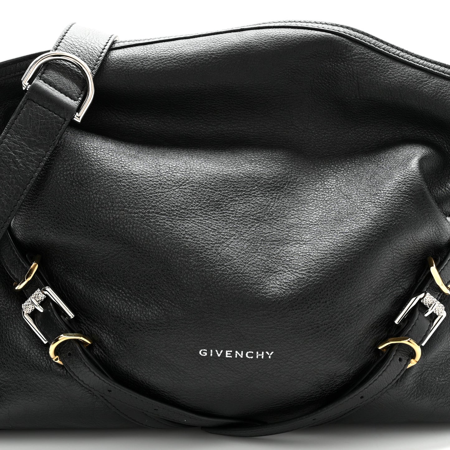 Calfskin Medium Voyou Bag Black