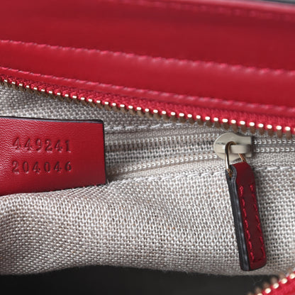 Gucci Microguccissima Small Bree Tote Red 7 of 10
