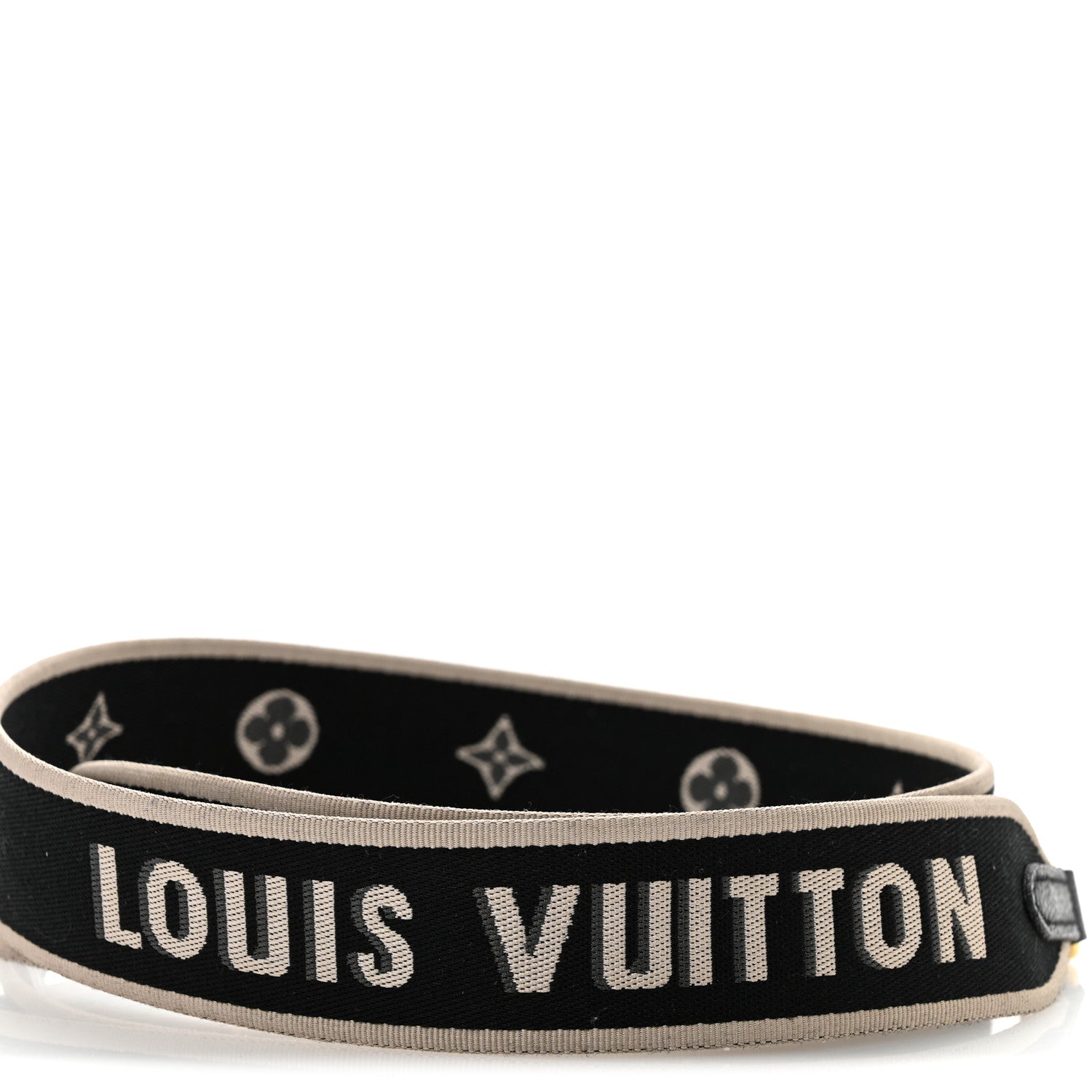 Louis Vuitton Jacquard Diane Shoulder Strap  Black Ivory 4 of 5