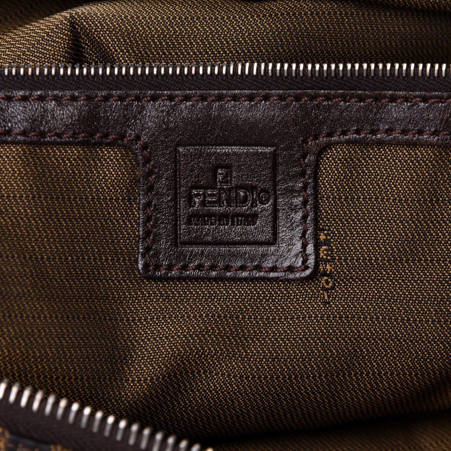 Zucca Zipped Baguette Tobacco