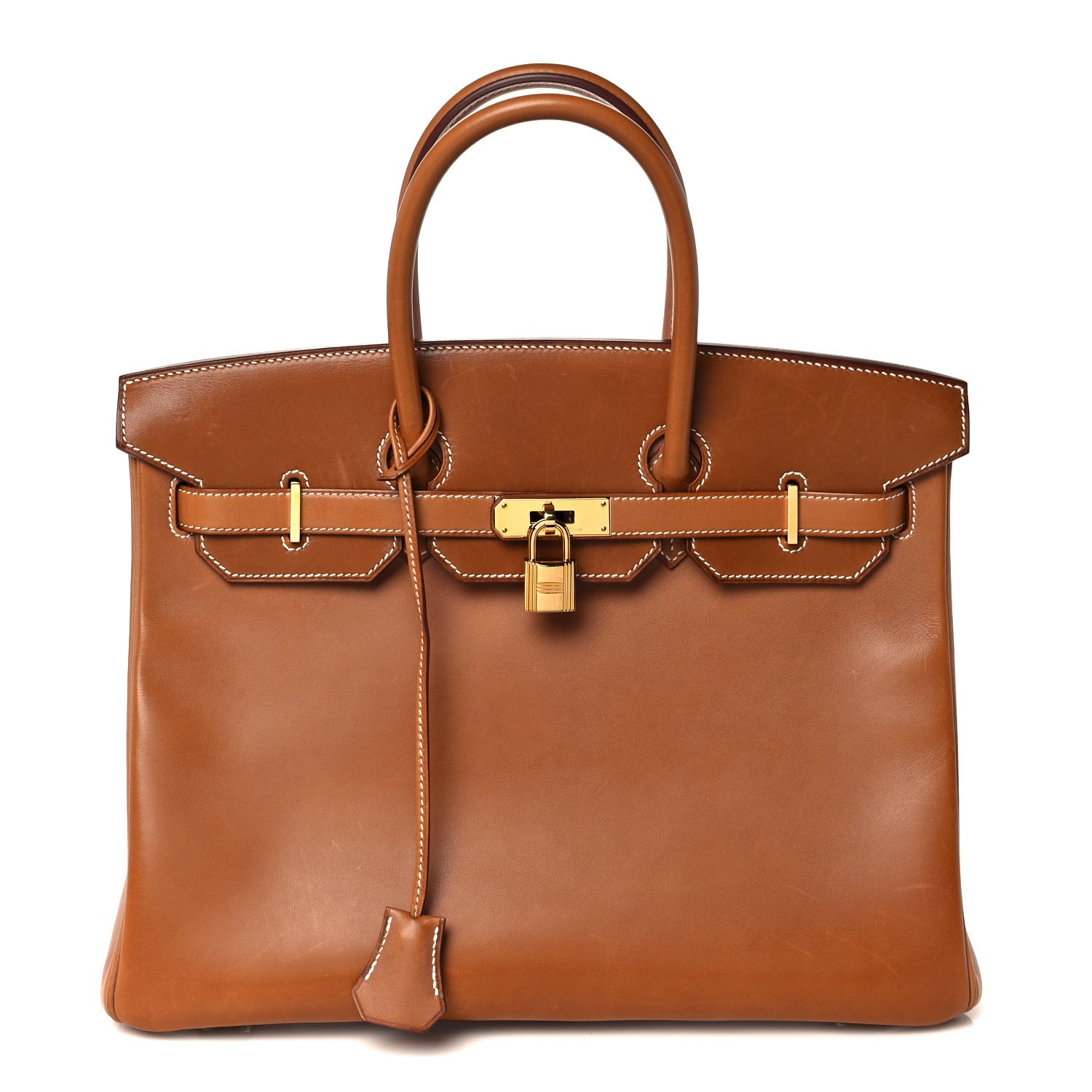 Hermes Natural Barenia Birkin 35 Fauve 1 of 53