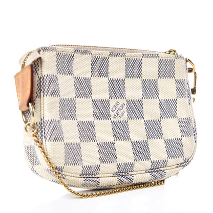 Louis Vuitton Damier Azur Mini Pochette Accessories 3 of 9