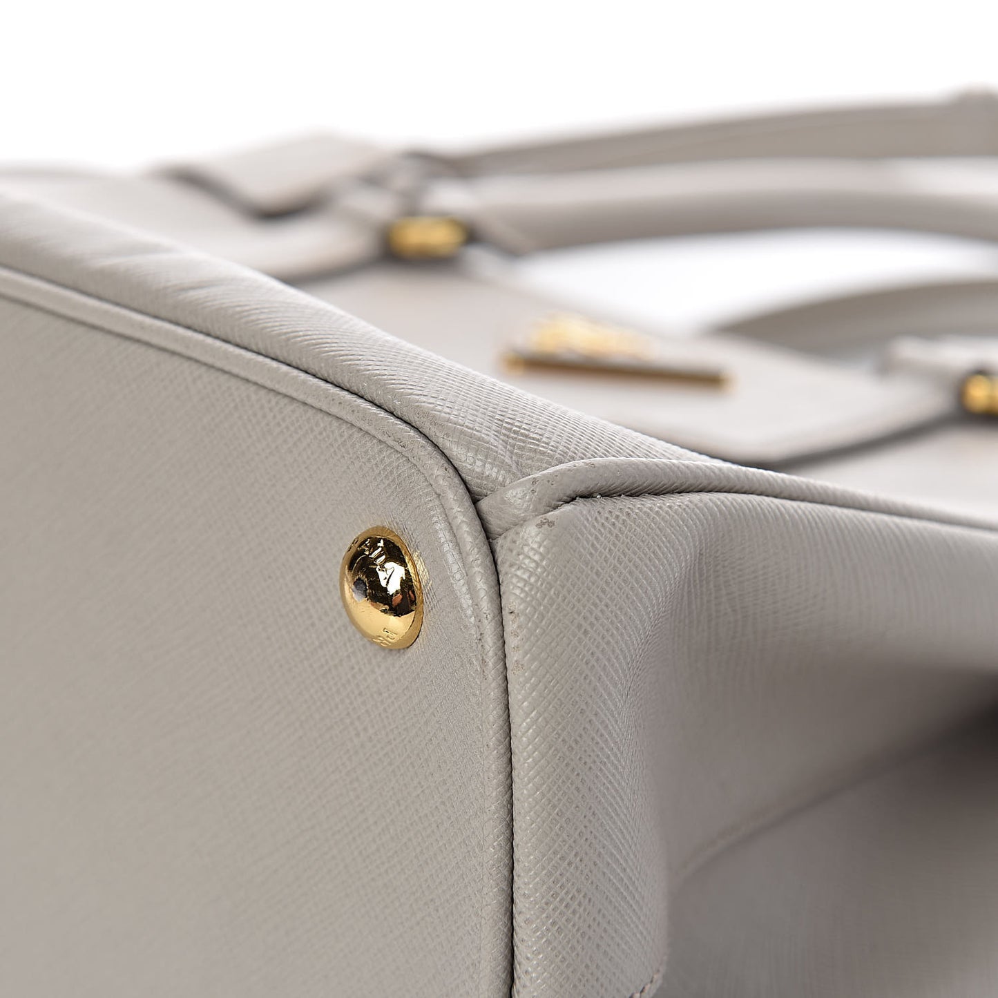 Saffiano Small Galleria Double Zip Tote Pomice