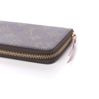 Louis Vuitton Monogram Clemence Wallet Rose Ballerine 10 of 11