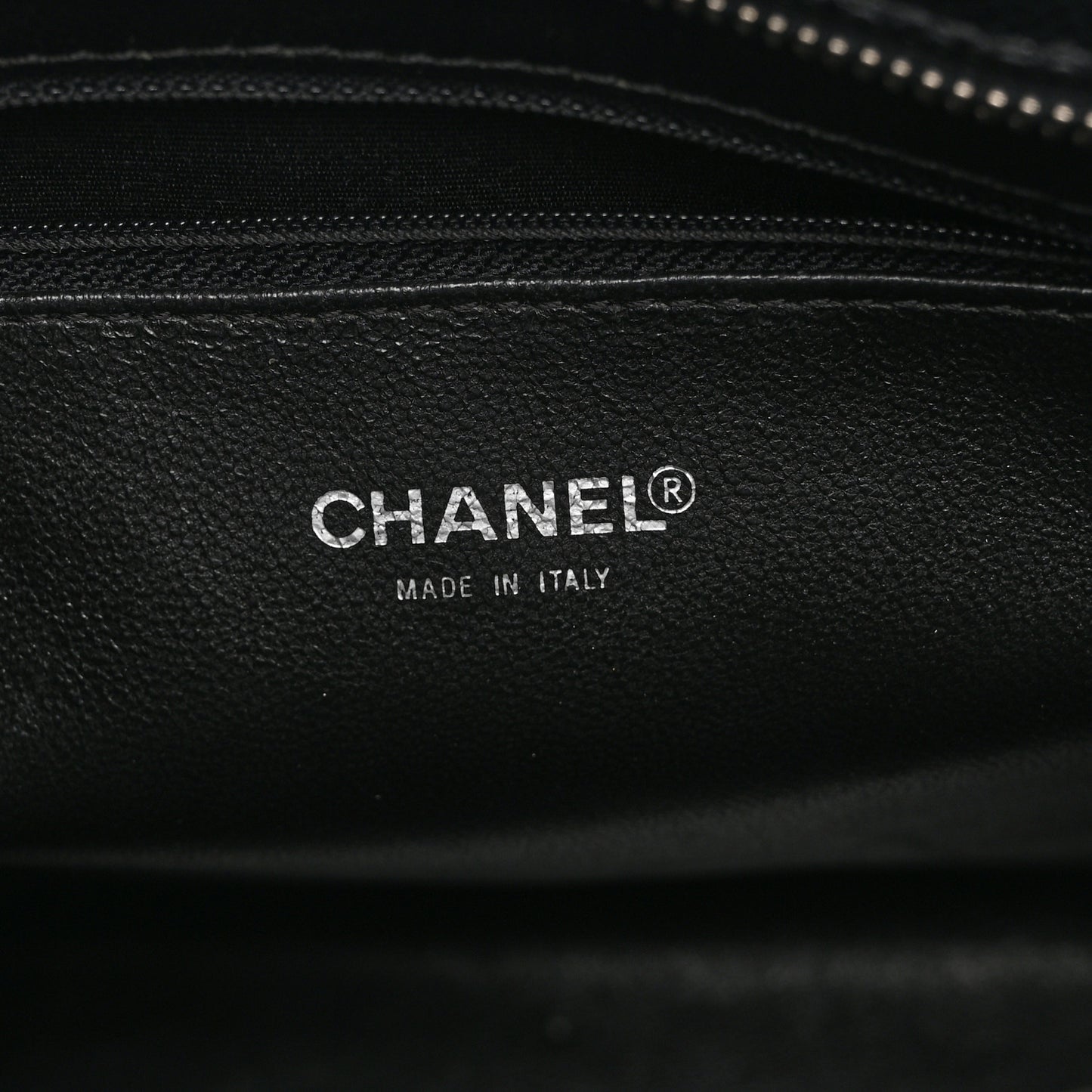 Caviar Quilted Medallion Tote Black