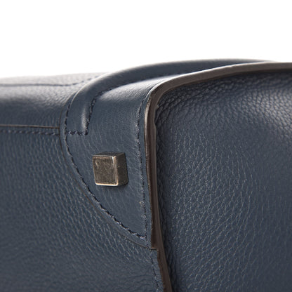 Celine Drummed Calfskin Micro Luggage Orage 8 of 11