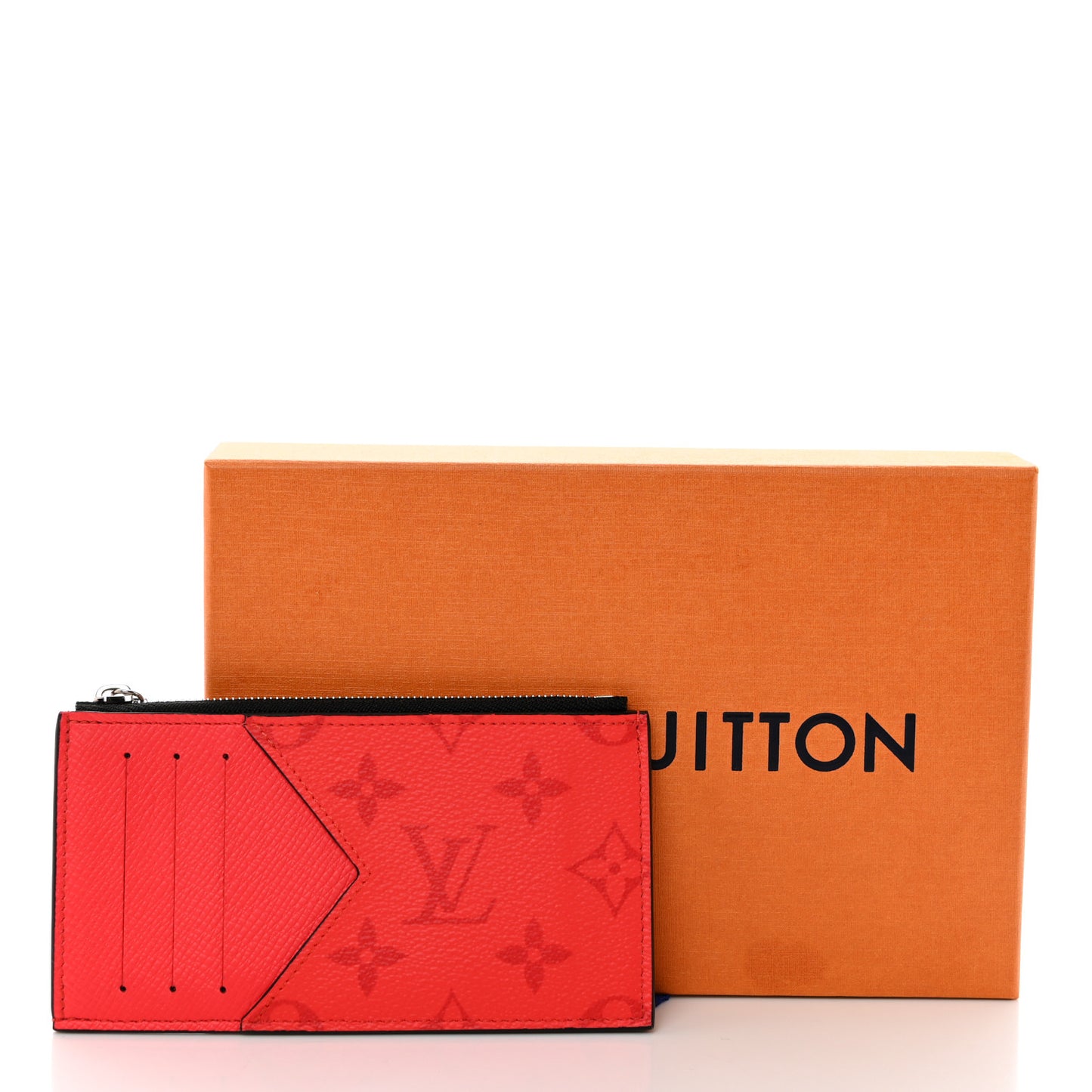 Taigarama Coin Card Holder Fire Red