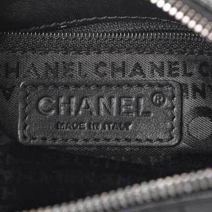 Chanel Lambskin Quilted Chocolate Bar Shoulder Bag Black 6 of 7