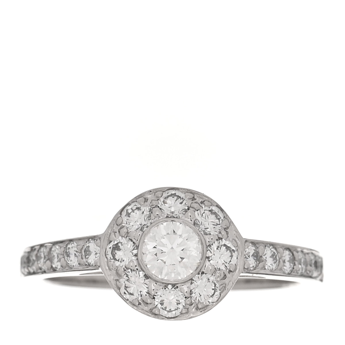 Tiffany Platinum Diamond .65ctw Circlet Engagement Ring 52 6 1 of 5