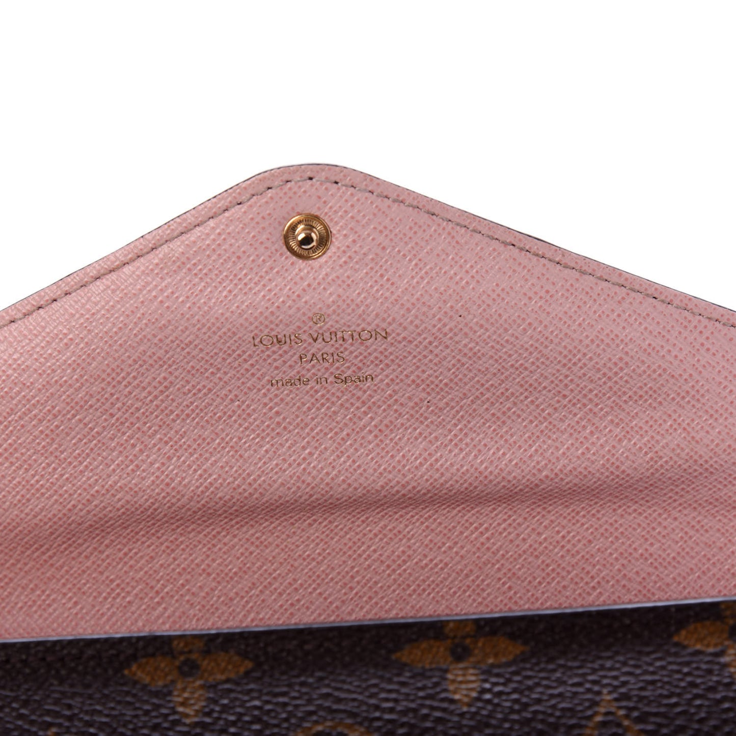 Monogram Josephine Wallet Rose Ballerine