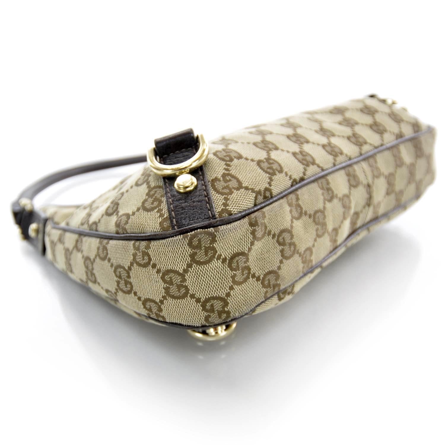 Gucci Monogram Small Abbey Hobo Ebony 4 of 9